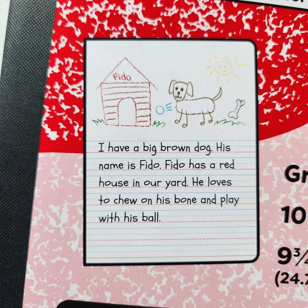 Primary Composition Notebook Grades K-2 Primary Journal Grades Writing Drawing J